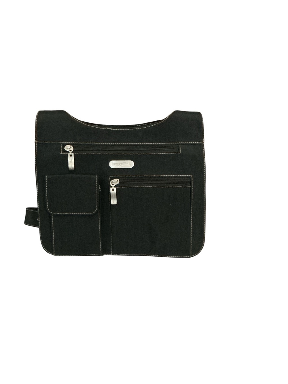 Baggallini Black Crossbody Bag with Expandable Sides